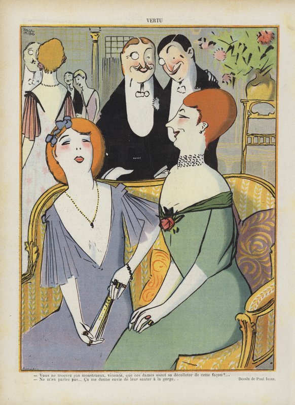 Ilustracja do Le Rire autorstwa Paul Iribe