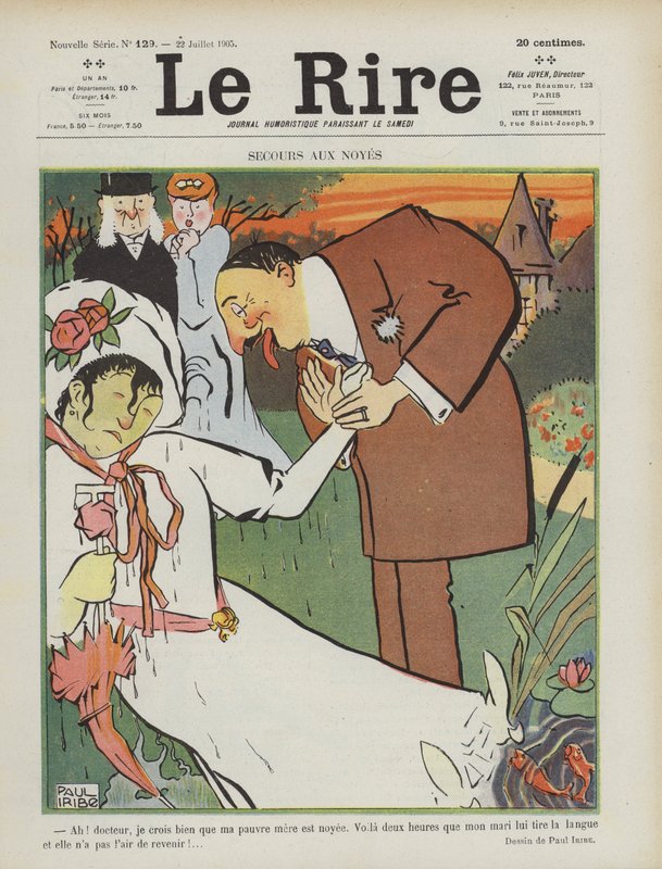 Ilustracja do Le Rire autorstwa Paul Iribe