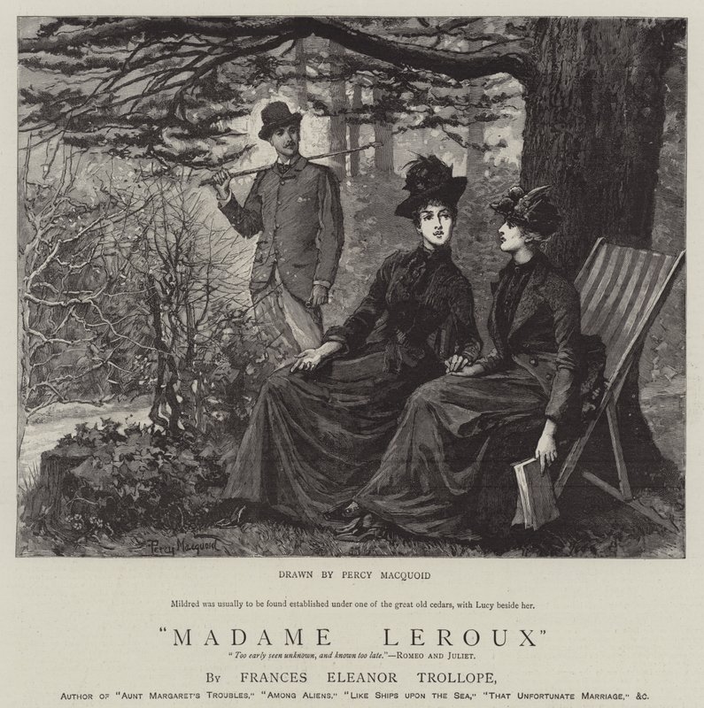 Pani Leroux autorstwa Percy Macquoid
