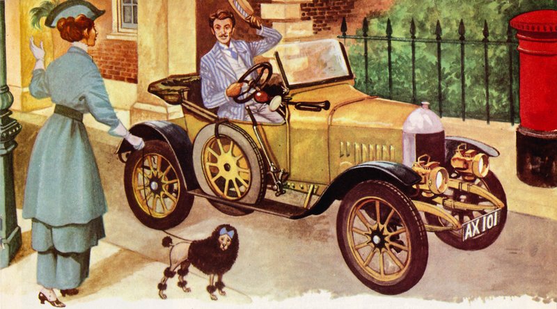 1914 Morris Oxford autorstwa Peter Jackson