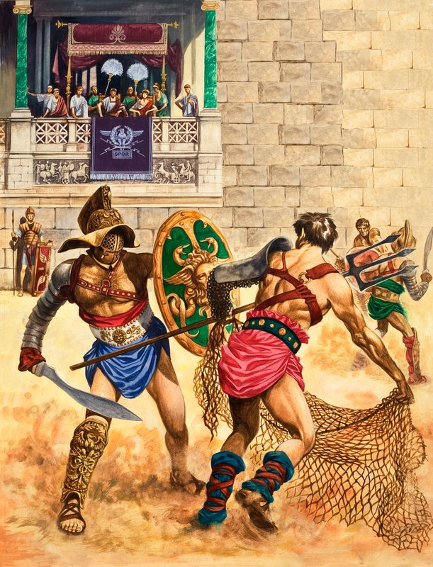 Gladiatorzy autorstwa Peter Jackson