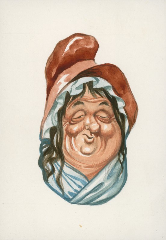 Pani Gamp, Martin Chuzzlewit autorstwa Peter Jackson