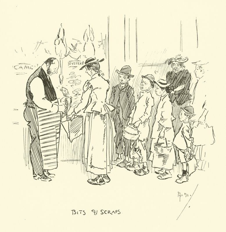 Ilustracja do Phila Maysa Gutter-Snipes autorstwa Phil May