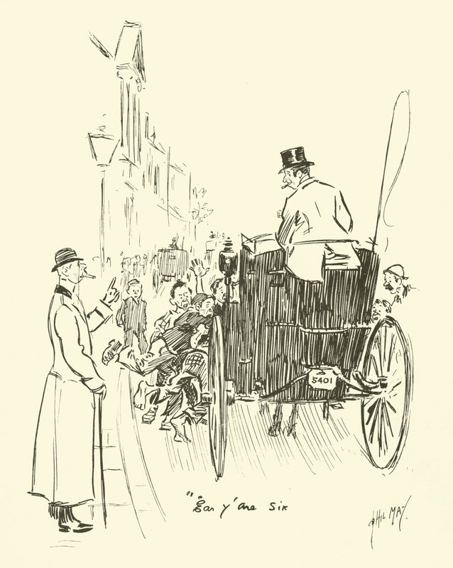 Ilustracja do Phila Maysa Gutter-Snipes autorstwa Phil May