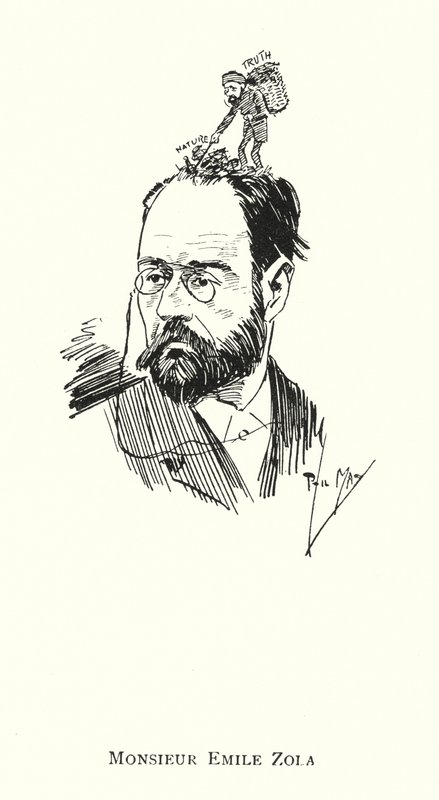 Monsieur Emile Zola (lito) autorstwa Phil May