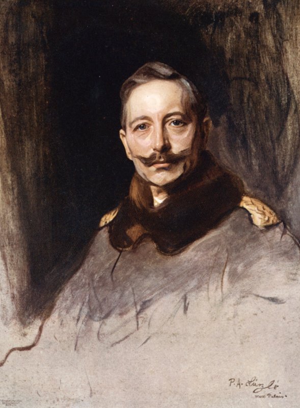 Kaiser Wilhelm II (kolor lito) autorstwa Philip Alexius de Laszlo