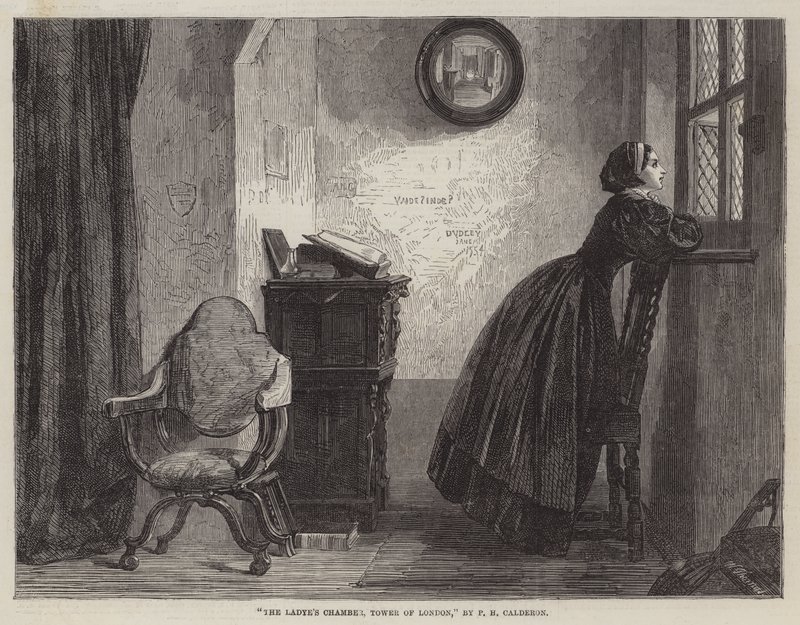 Komnata Ladye, Tower of London autorstwa Philip Hermogenes Calderon