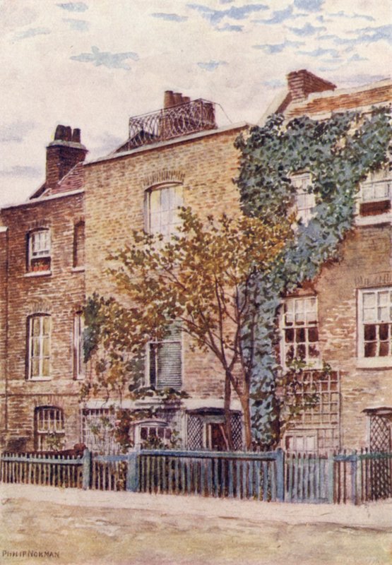 Turners House, Cheyne Walk, Chelsea, 1887 autorstwa Philip Norman