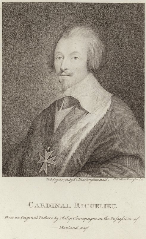 Portret kardynała Richelieu autorstwa Philippe de Champaigne