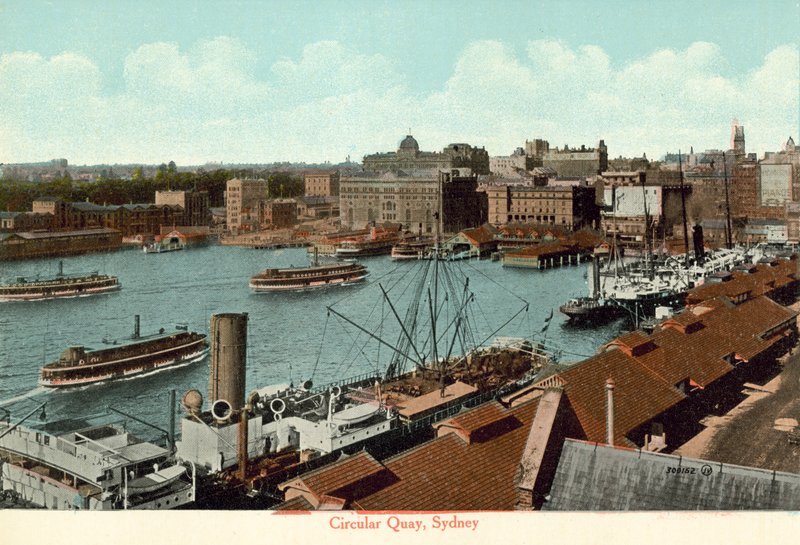 Circular Quay, Sydney (kolorowe zdjęcie) autorstwa Photographer Australian