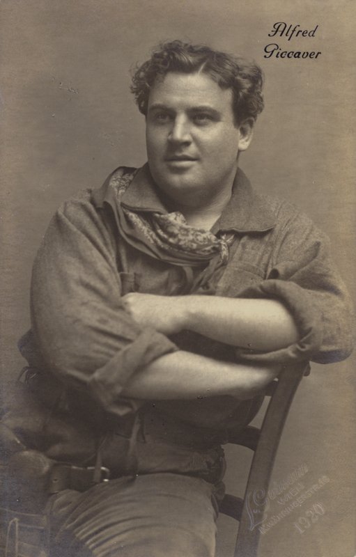 Alfred Piccaver, brytyjsko-amerykański śpiewak operowy (zdjęcie czarno-białe) autorstwa Photographer Austrian