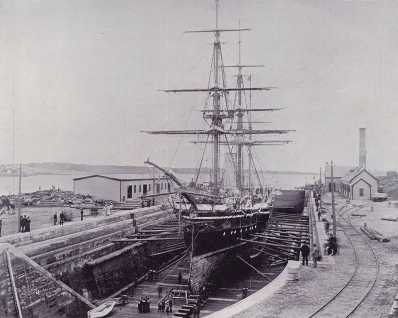 Kanada: HMS "Kanada" (zdjęcie czarno-białe) autorstwa Photographer Canadian