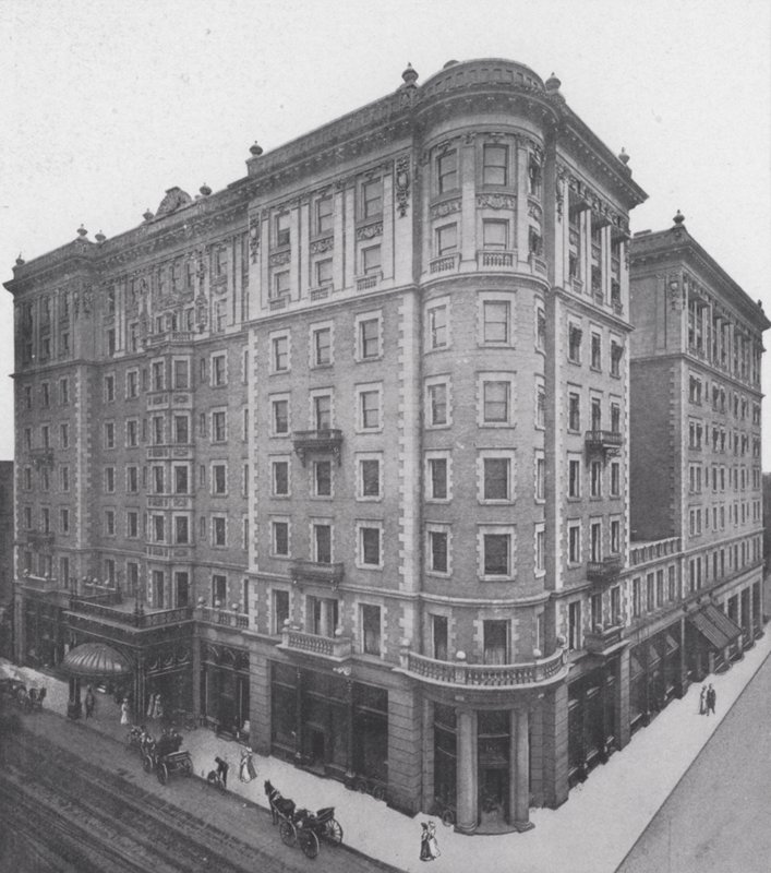 King Edward Hotel, Toronto (zdjęcie czarno-białe) autorstwa Photographer Canadian