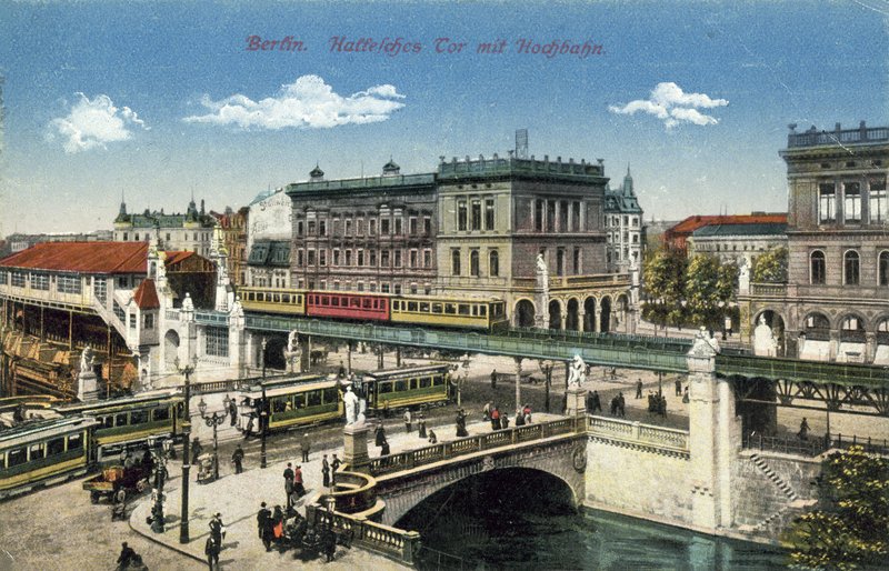 Hallesches Tor, Berlin (kolorowe zdjęcie) autorstwa Photographer German