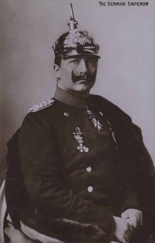 Wilhelm II, cesarz niemiecki (zdjęcie czarno-białe) autorstwa Photographer German
