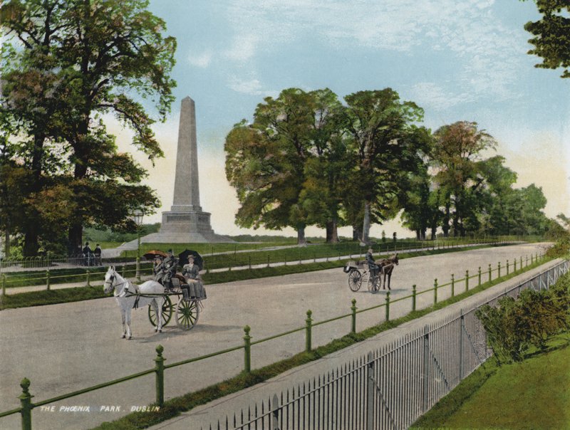 Phoenix Park, Dublin (kolorowe zdjęcie) autorstwa Photographer Irish