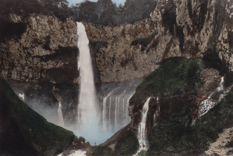 Japonia, ok. 1912: Upadek Kegon, Nikko (zdjęcie) autorstwa Photographer Japanese