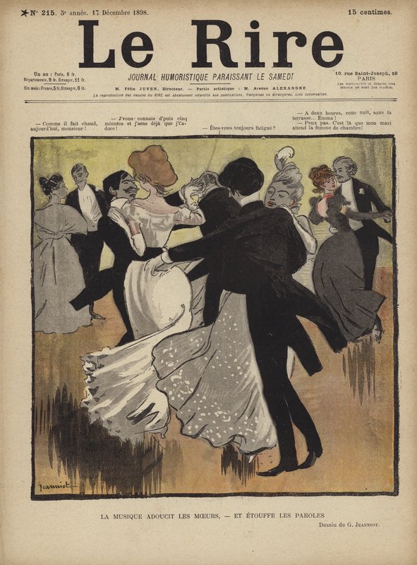 Ilustracja do Le Rire autorstwa Pierre Georges Jeanniot