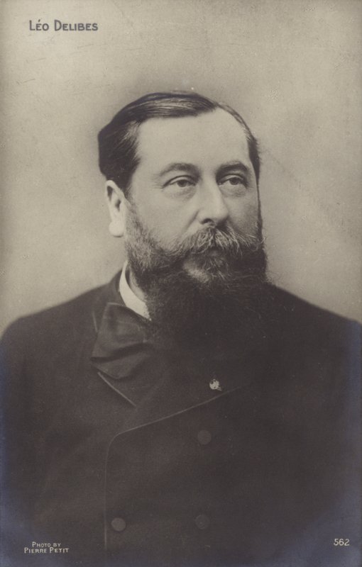 Leo Delibes, kompozytor francuski (1836-1891) autorstwa Pierre Petit