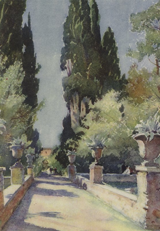 Tivoli, Villa DEste autorstwa Pierre Vignal