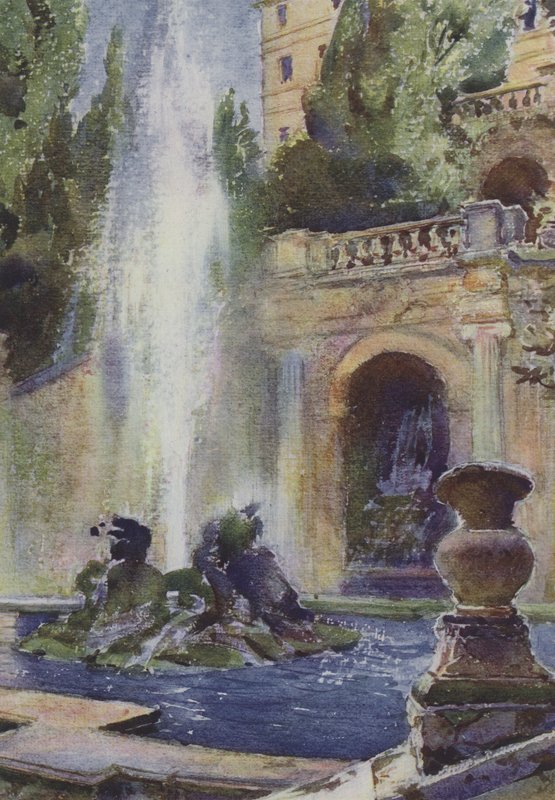 Tivoli, Villa DEste autorstwa Pierre Vignal