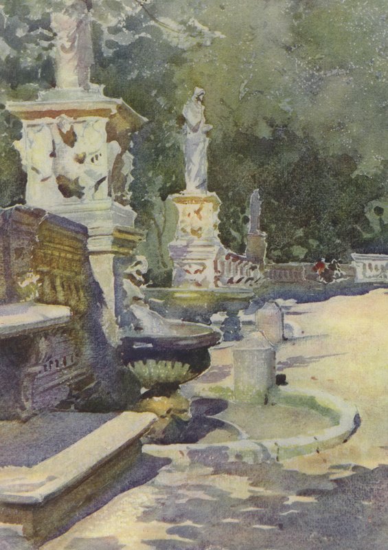 Willa Borghese, Rzym autorstwa Pierre Vignal