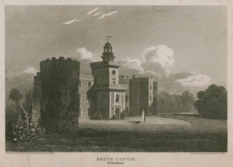Bruce Castle, Tottenham, Londyn autorstwa Pieter Jansz. Quast