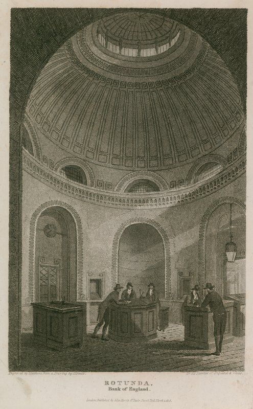 Rotunda, Bank Anglii autorstwa Pieter Jansz. Quast