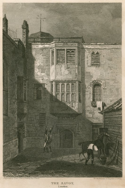 Więzienie Savoy, Londyn autorstwa Pieter Jansz. Quast