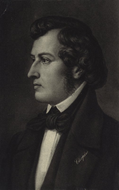 Fryderyk Chopin, polski kompozytor i pianista (1810-1849) autorstwa Polish School