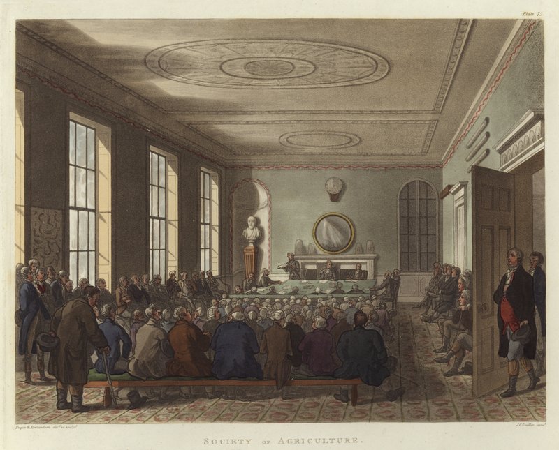 Towarzystwo Rolnicze autorstwa Pugin and Rowlandson