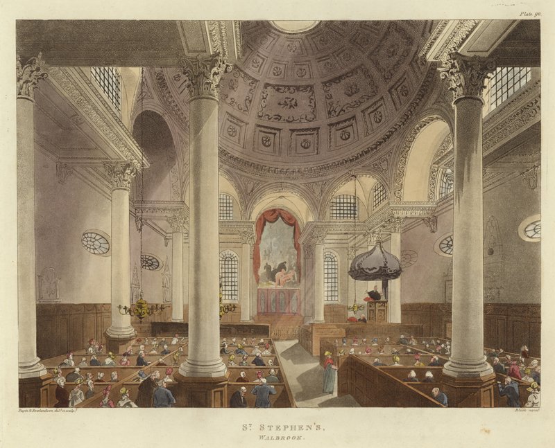 Św. Szczepana autorstwa Pugin and Rowlandson