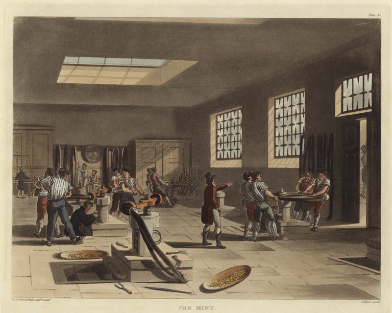 Mięta autorstwa Pugin and Rowlandson
