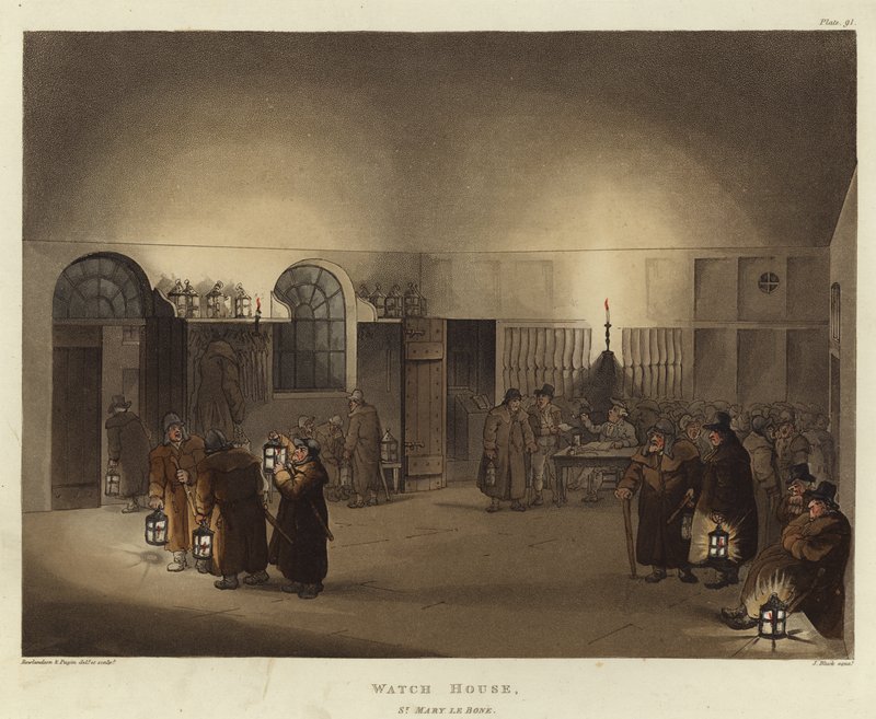 Watch House autorstwa Pugin and Rowlandson