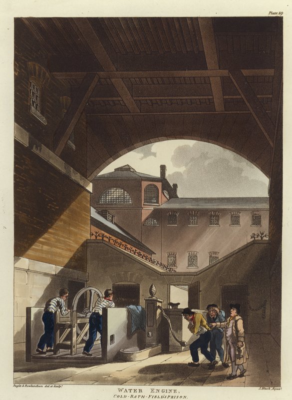 Silnik wodny autorstwa Pugin and Rowlandson