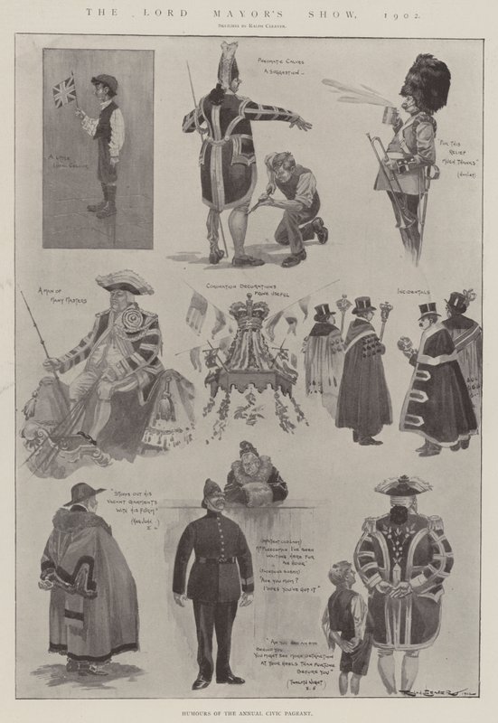Pokaz Lorda Burmistrza, 1902 r. autorstwa Ralph Cleaver