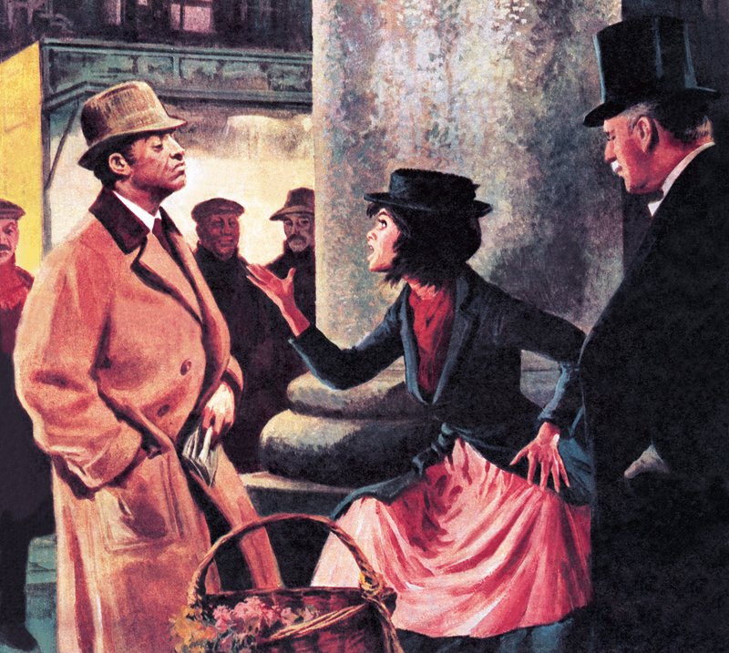 Profesor Higgins i Eliza Doolittle autorstwa Ralph Bruce