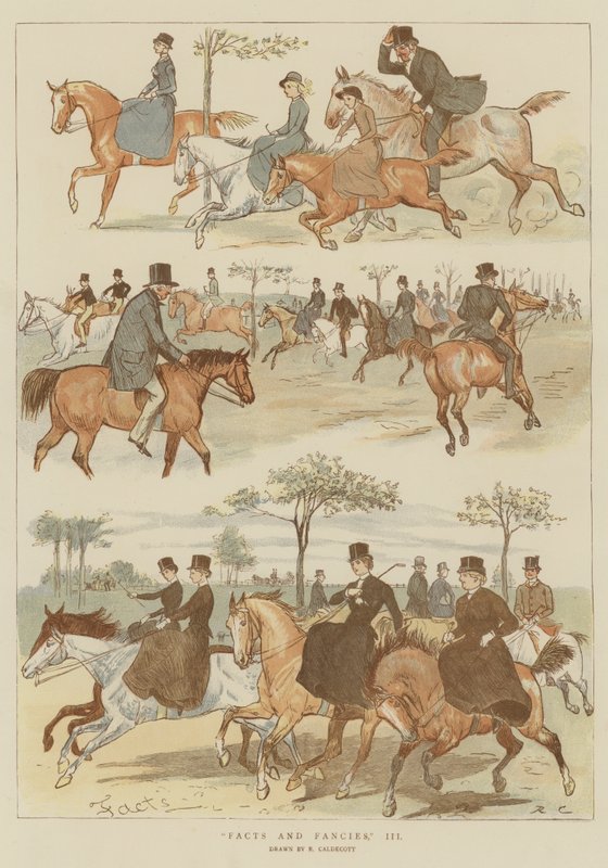 Fakty i fantazje, III (chromolitho) autorstwa Randolph Caldecott