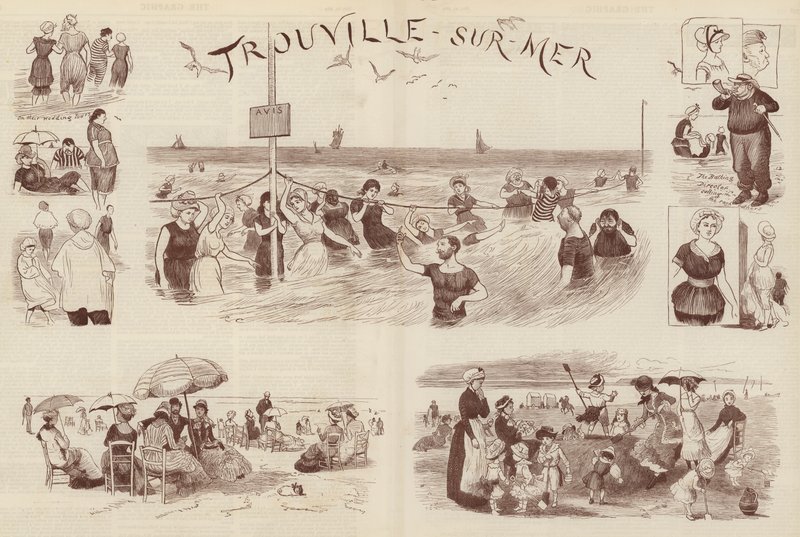 Szkice w Trouville autorstwa Randolph Caldecott