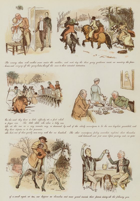 Boże Narodzenie Curmudgeons autorstwa Randolph Caldecott