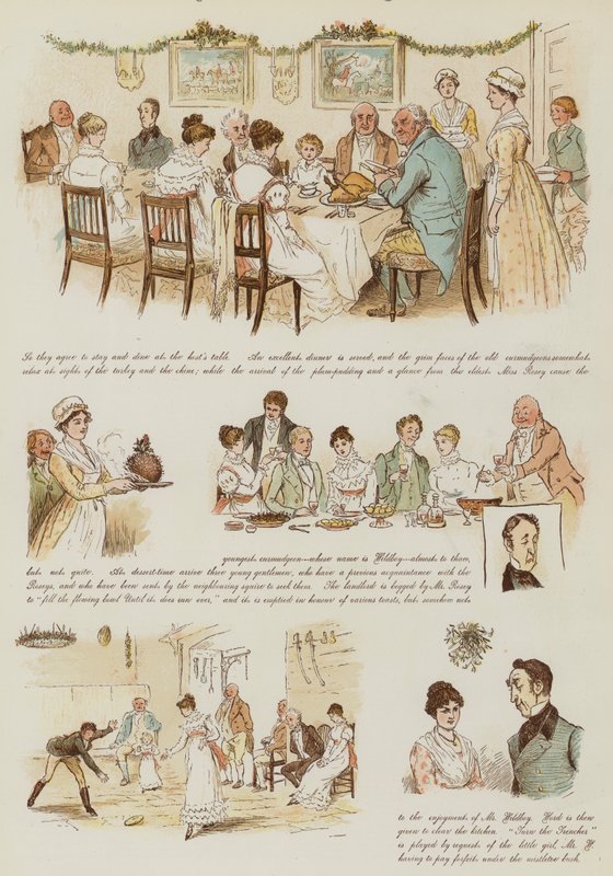 Boże Narodzenie Curmudgeons autorstwa Randolph Caldecott