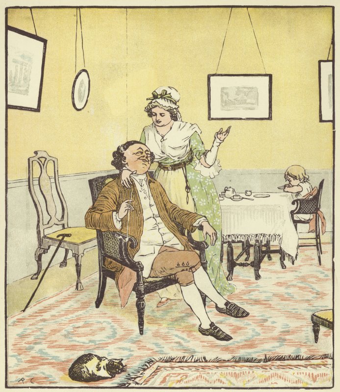 John Gilpin (kolor lito) autorstwa Randolph Caldecott