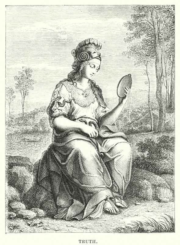 Prawda (grawerowanie) autorstwa after Raphael