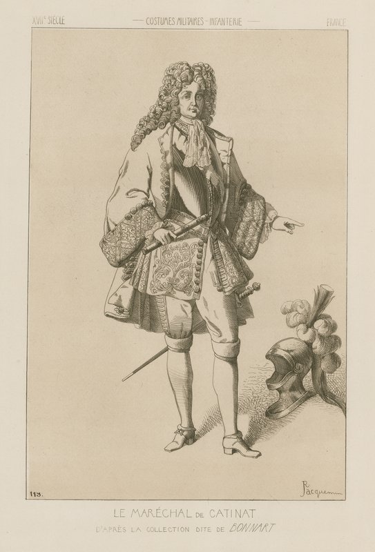 Nicolas Catinat, marszałek Francji (16371712) autorstwa Raphael Jacquemin