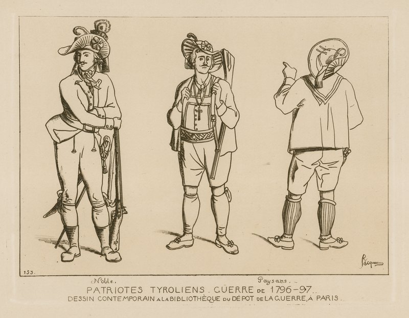 Patrioci tyrolscy, wojna 1796-1797 autorstwa Raphael Jacquemin