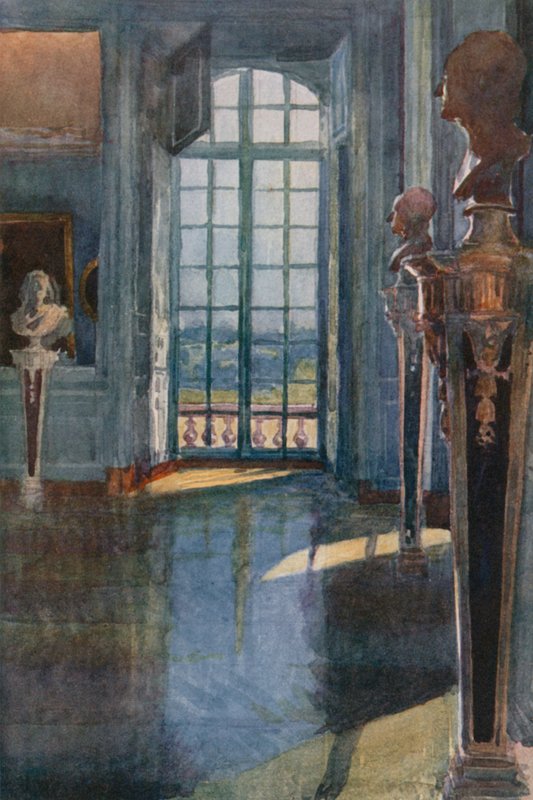 Salon Dauphina, Wersal autorstwa Rene Binet