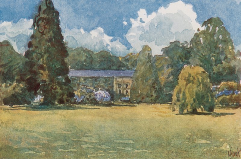 Petit Trianon, Oranżeria, Wersal autorstwa Rene Binet