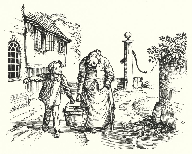 Hans Christian Andersen: Mały Tuk (lito) autorstwa Rex (after) Whistler