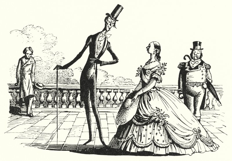 Hans Christian Andersen: Cień (lito) autorstwa Rex (after) Whistler