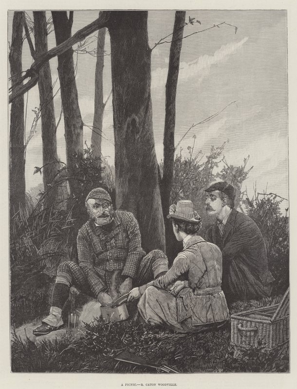 Piknik autorstwa Richard Caton Woodville junior
